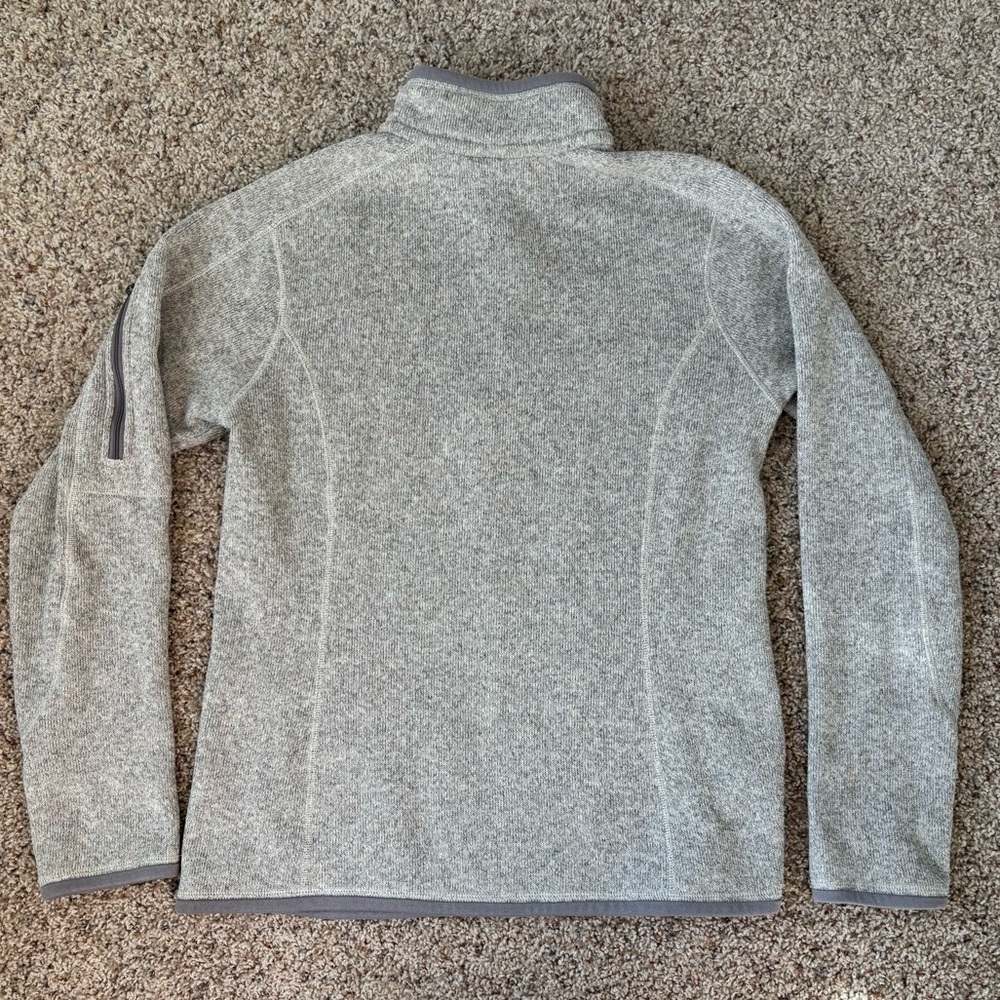 Patagonia Better Sweater Quarter-Zip Pullover Gray Size M - Picture 8 of 8